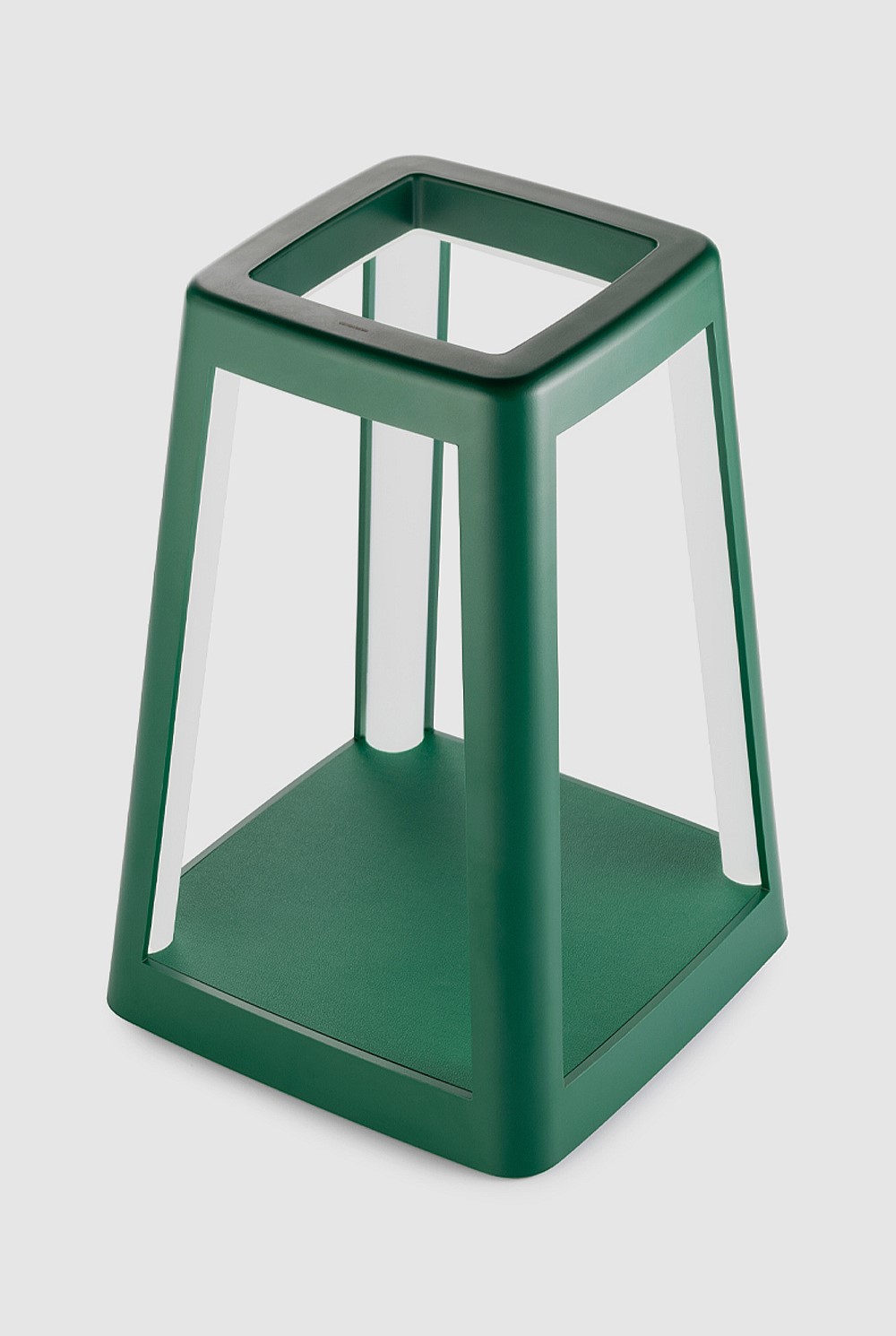 Lantern Portable Lamp With Built-in Wireless Charger - Green