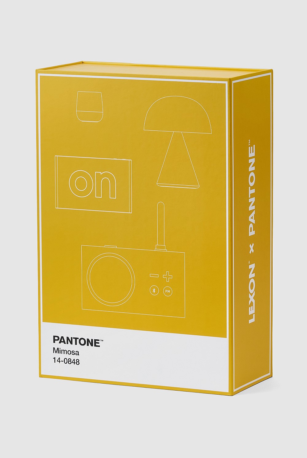 Gift Set Pantone - Includes Mino+ Mini Speaker, Flip Classic Clock, Mina M Lamp, Thykho 3  Speaker -
