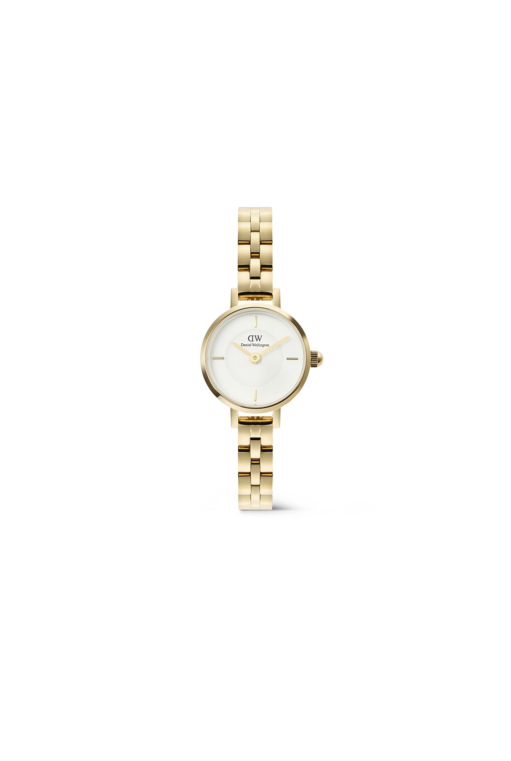 Petite Mini Arch 3-link White Gold