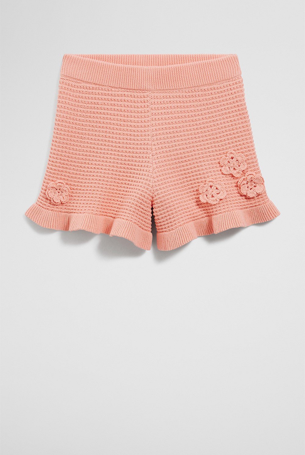 Flower Knit Short