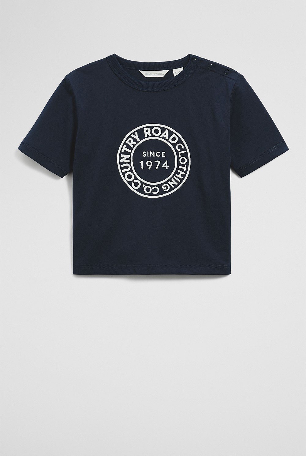 Australian Cotton Oversize Circle Logo T-Shirt
