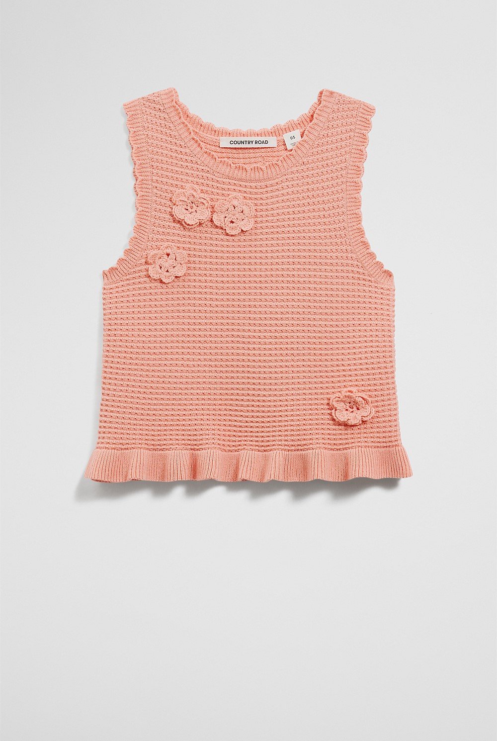 Flower Knit Tank