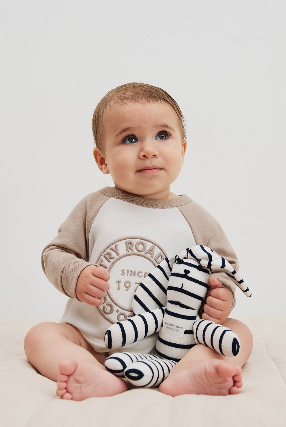 Organically Grown Circle Logo Sweat Bodysuit