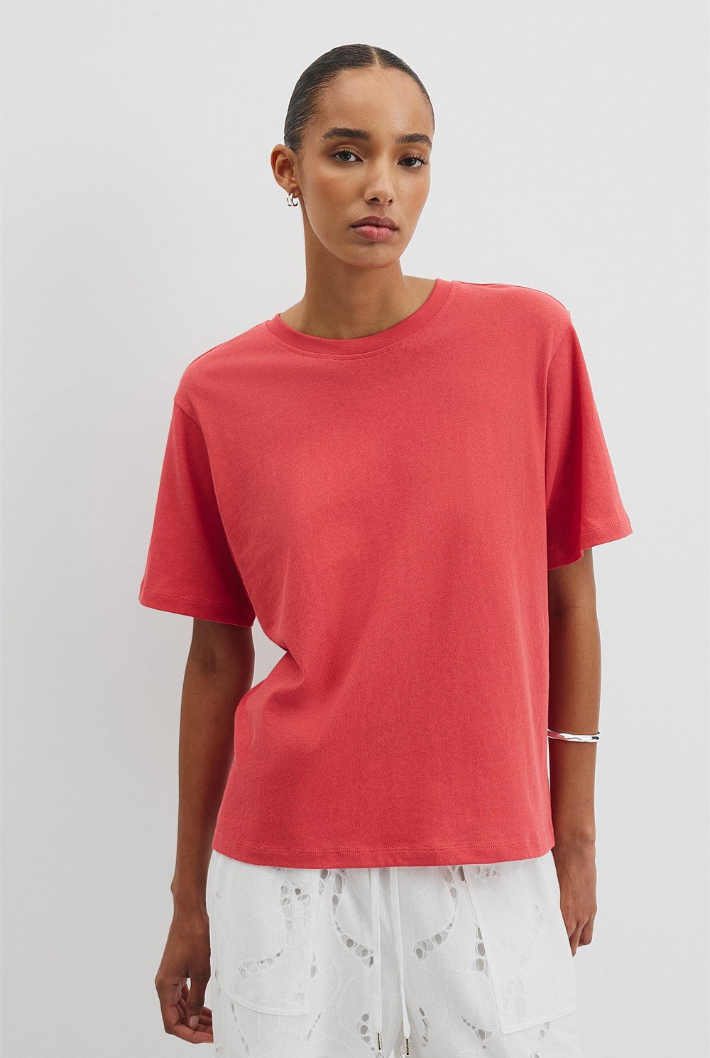 Australian Cotton Short Sleeve Relaxed T-Shirt