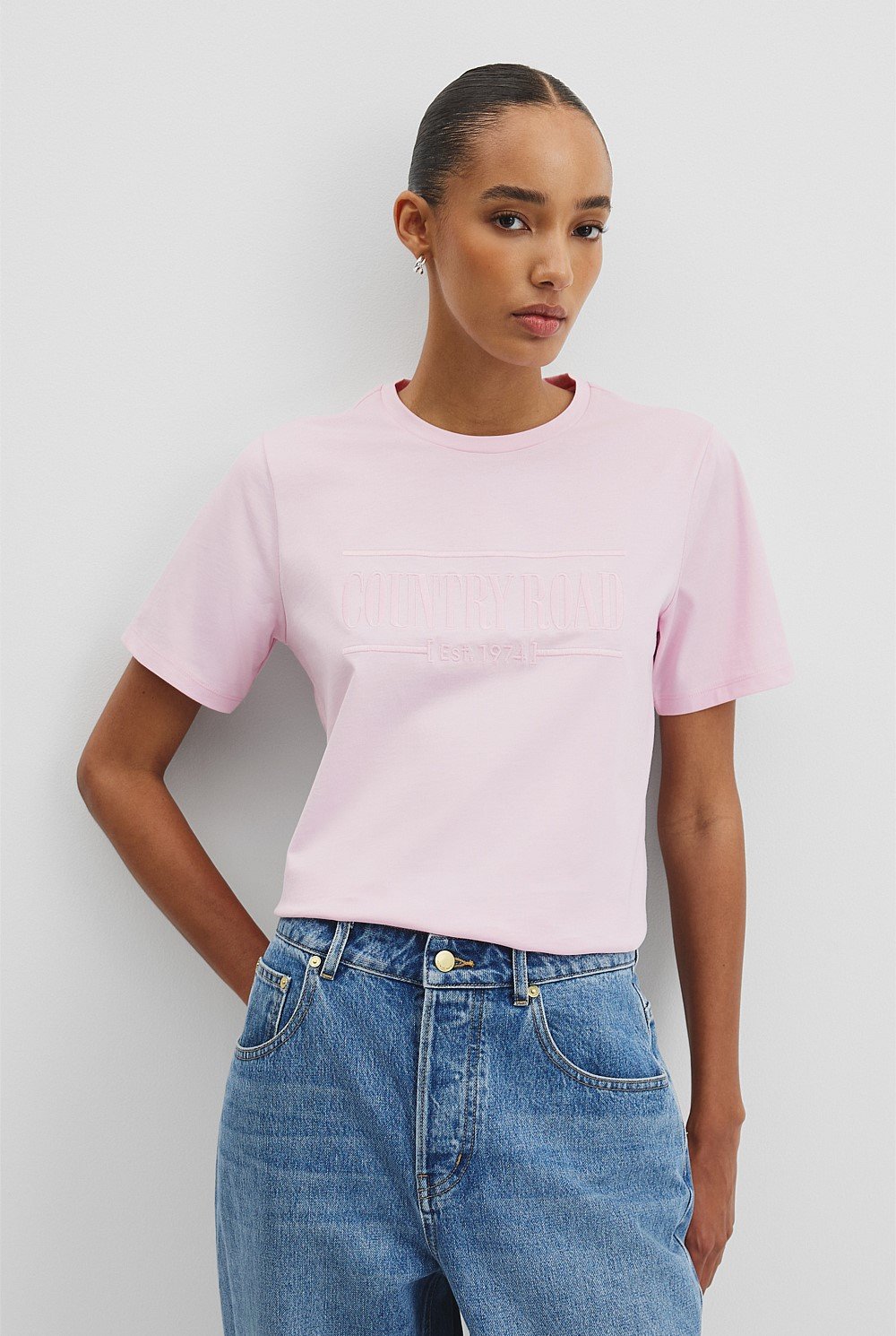Australian Cotton Heritage Embroidered T-Shirt