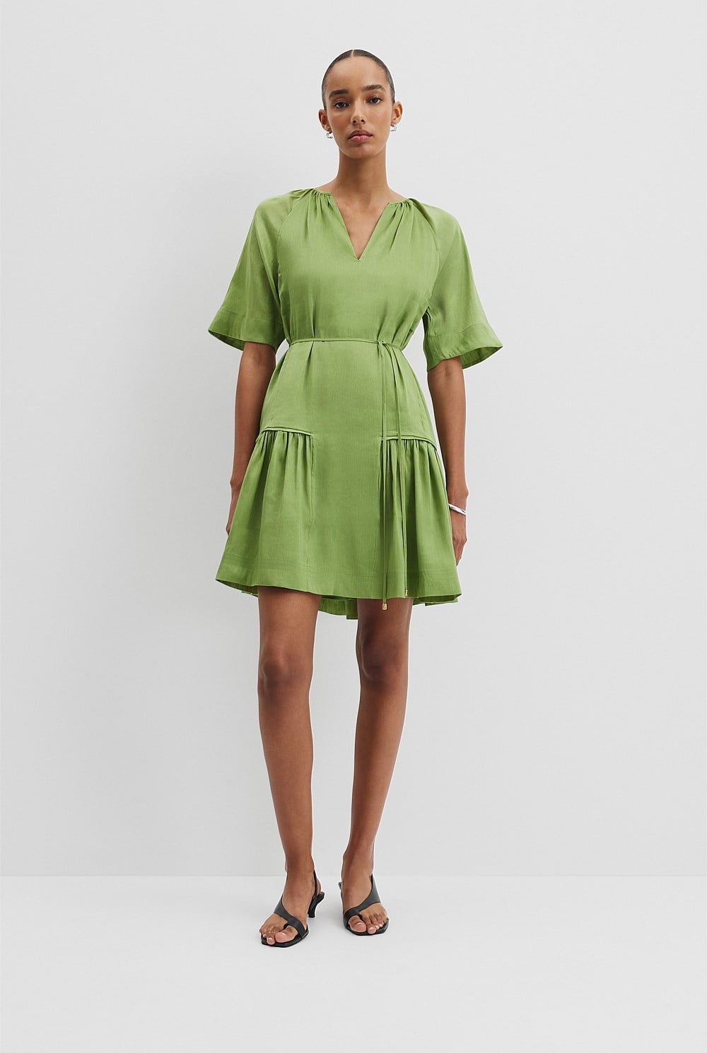 Tiered Mini Dress