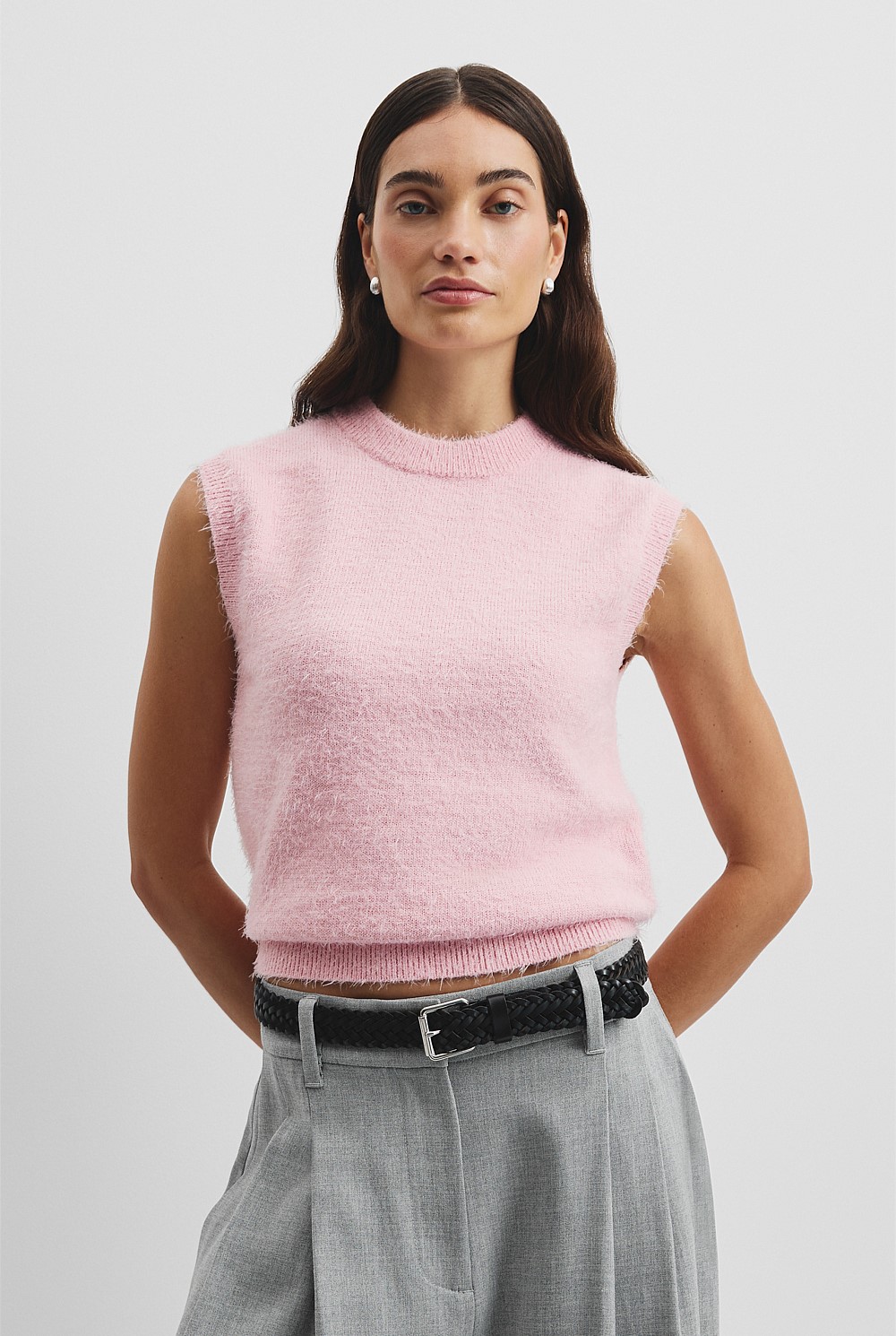 Fluffy Knit Tank