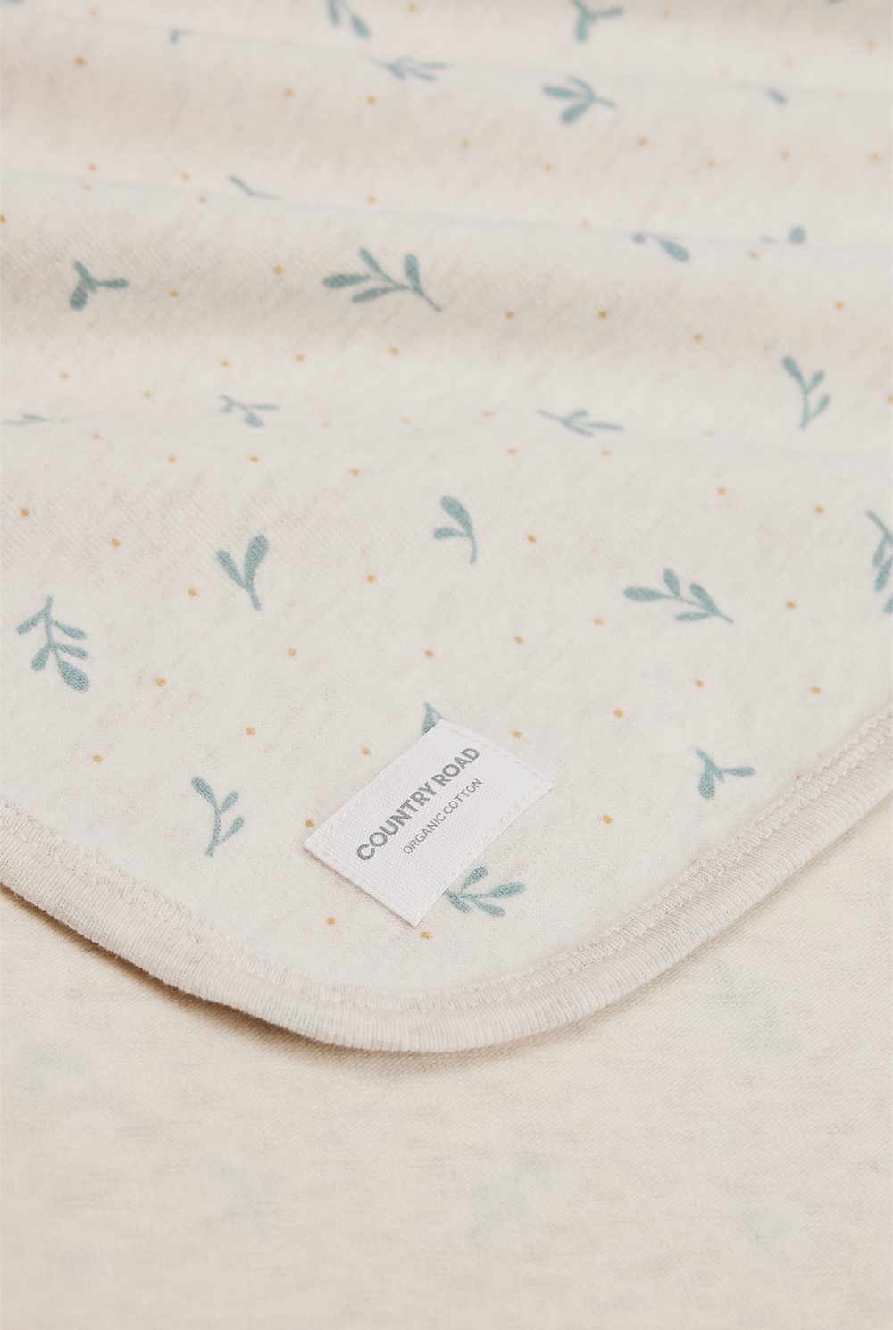 Organically Grown Cotton Blend Newborn Blanket