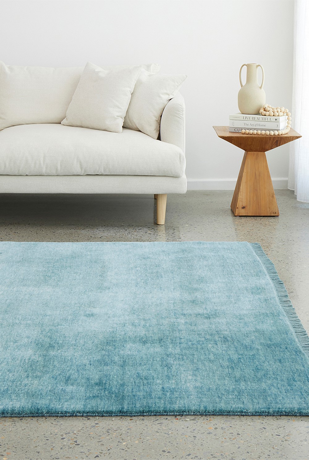 Kinship Sky Blue Rug 290x200cm