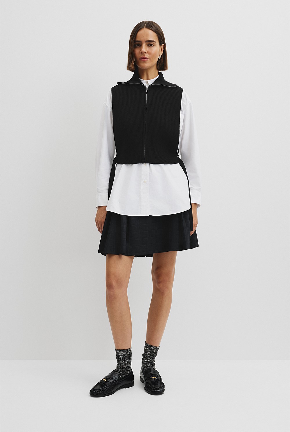 Rib Knit Tabbard