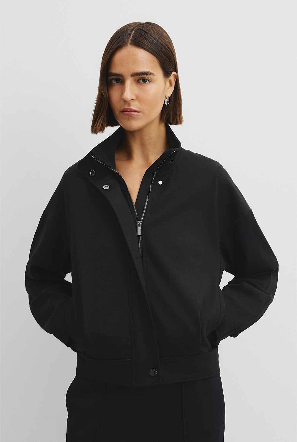 Twill Track Jacket