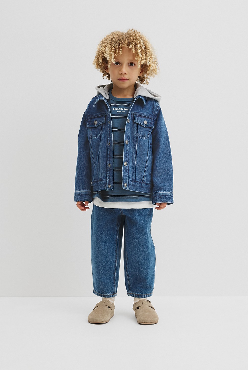Hooded Denim Jacket