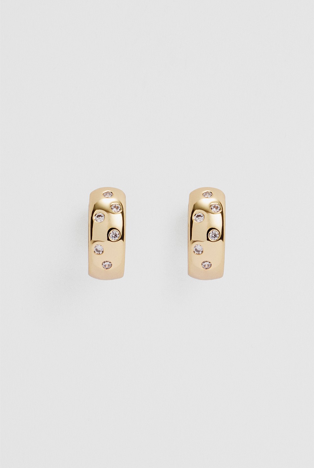 Mara Crystal Hoop Earring