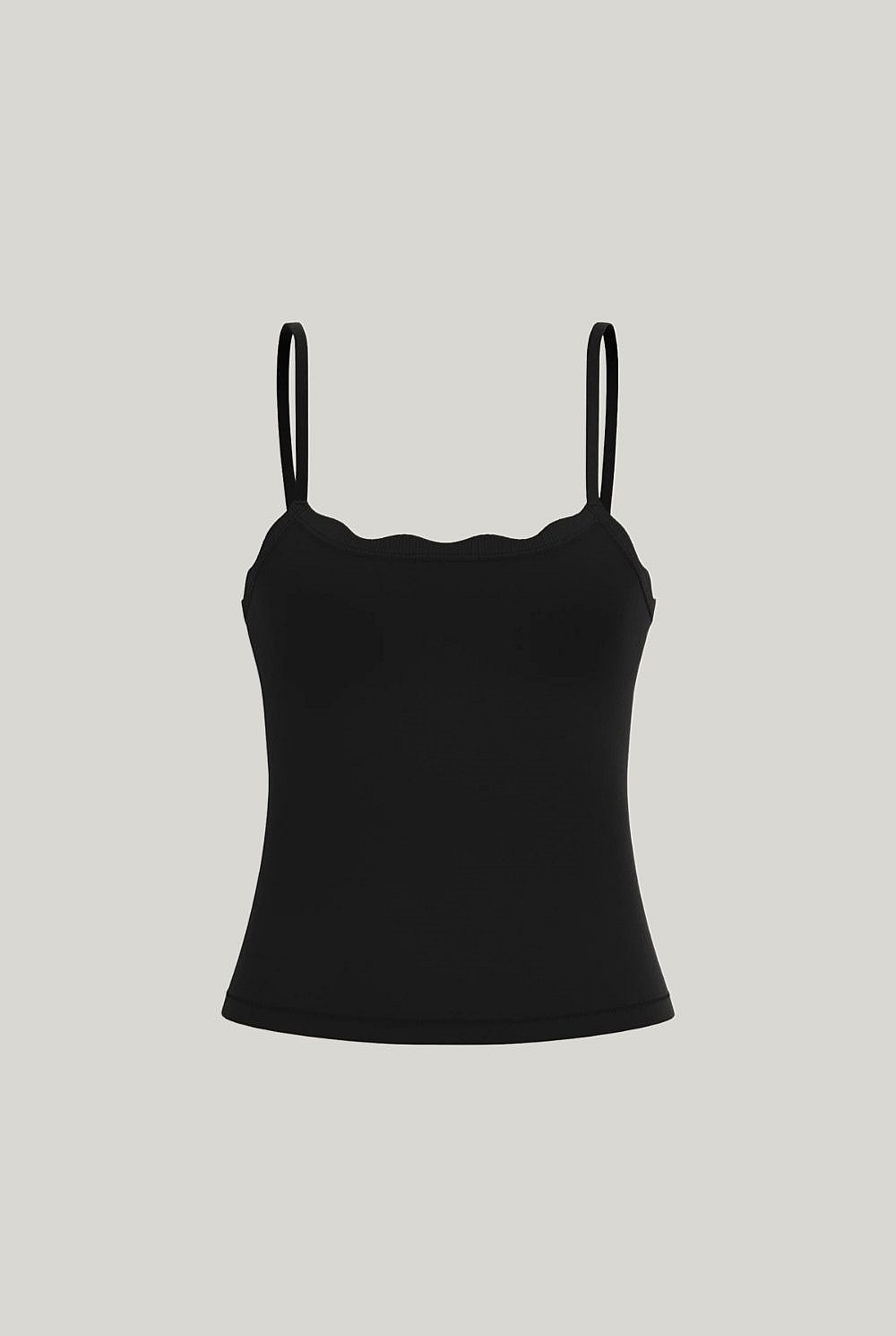 Leakproof Scallop Maternity Cami