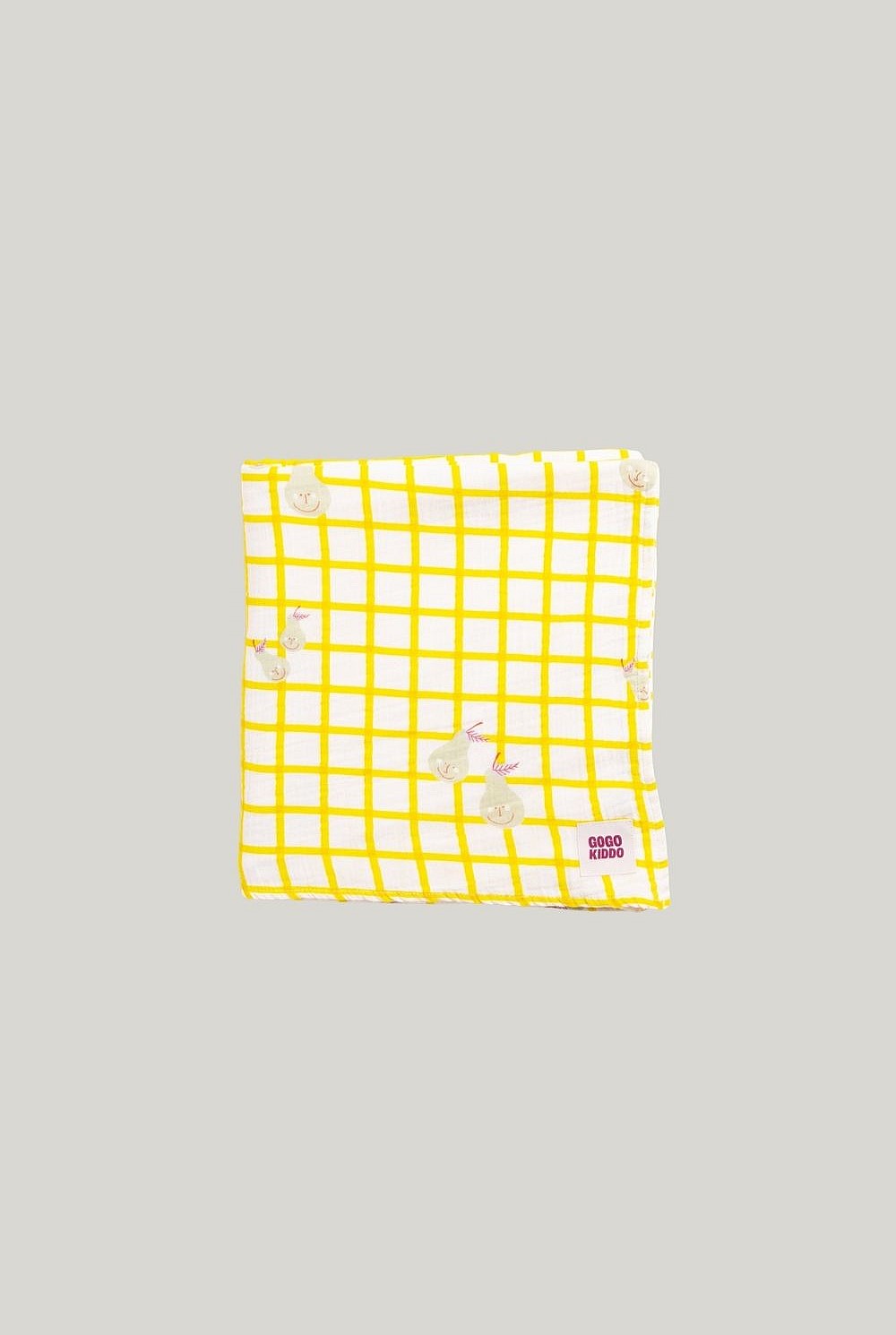 Light And Breathable Muslin Swaddle Wrap - Pear Picnic