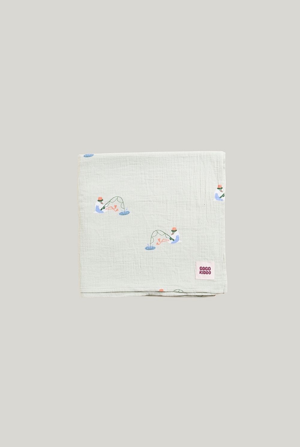 Light And Breathable Muslin Swaddle Wrap - Gulls Gone Fishing