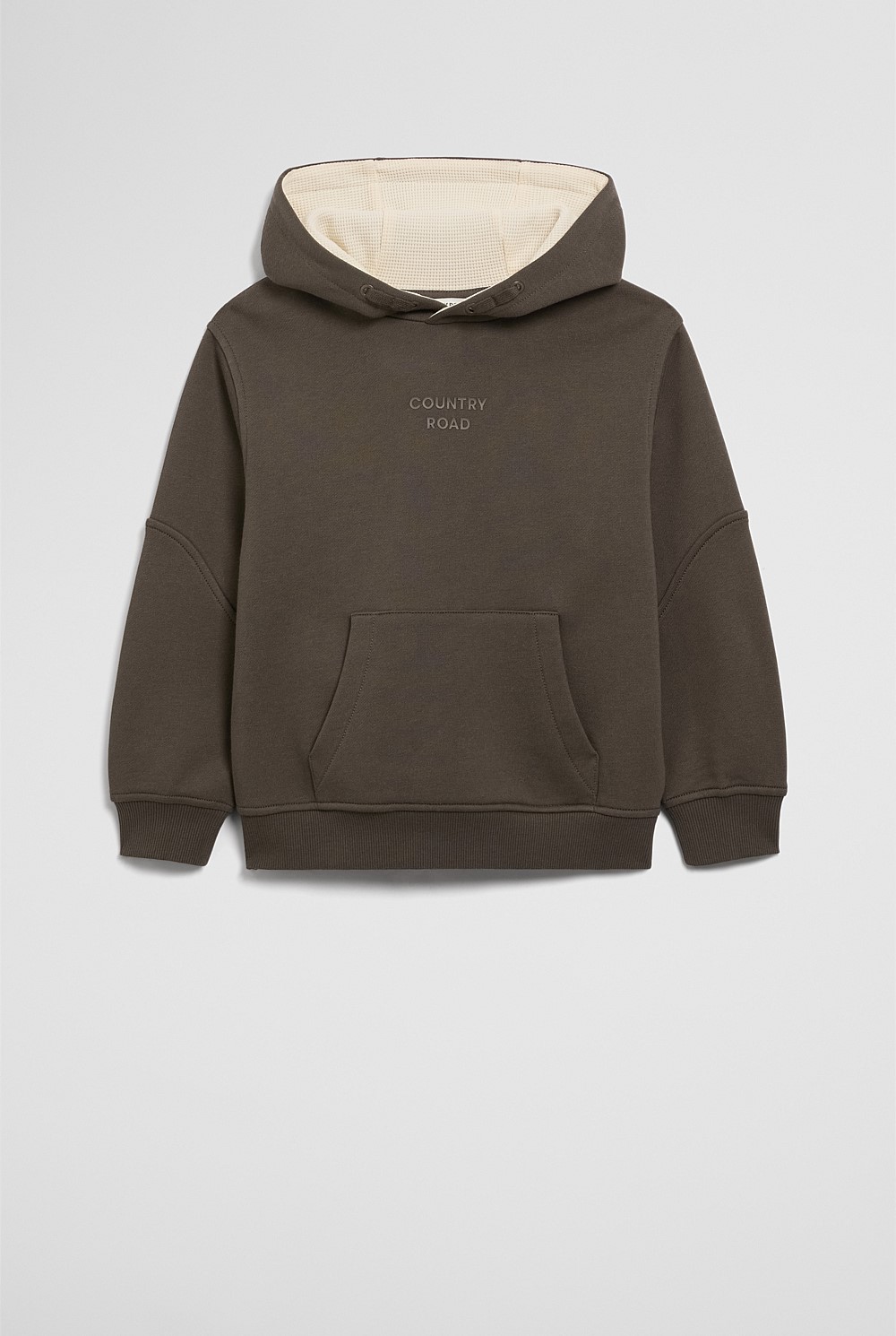 Organically Grown Cotton Modern Logo Hoodie