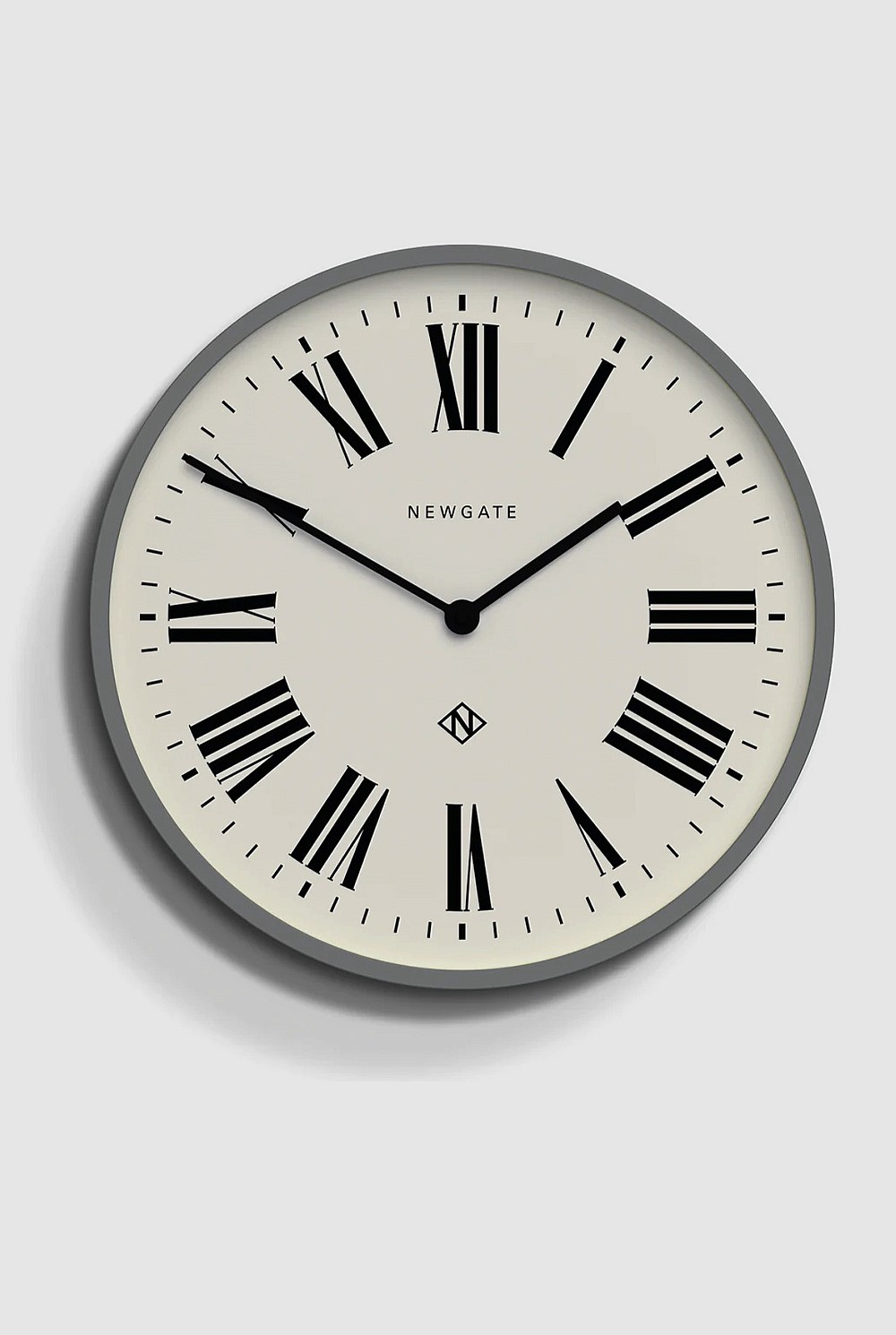 Number Three Clock - Italian Grey