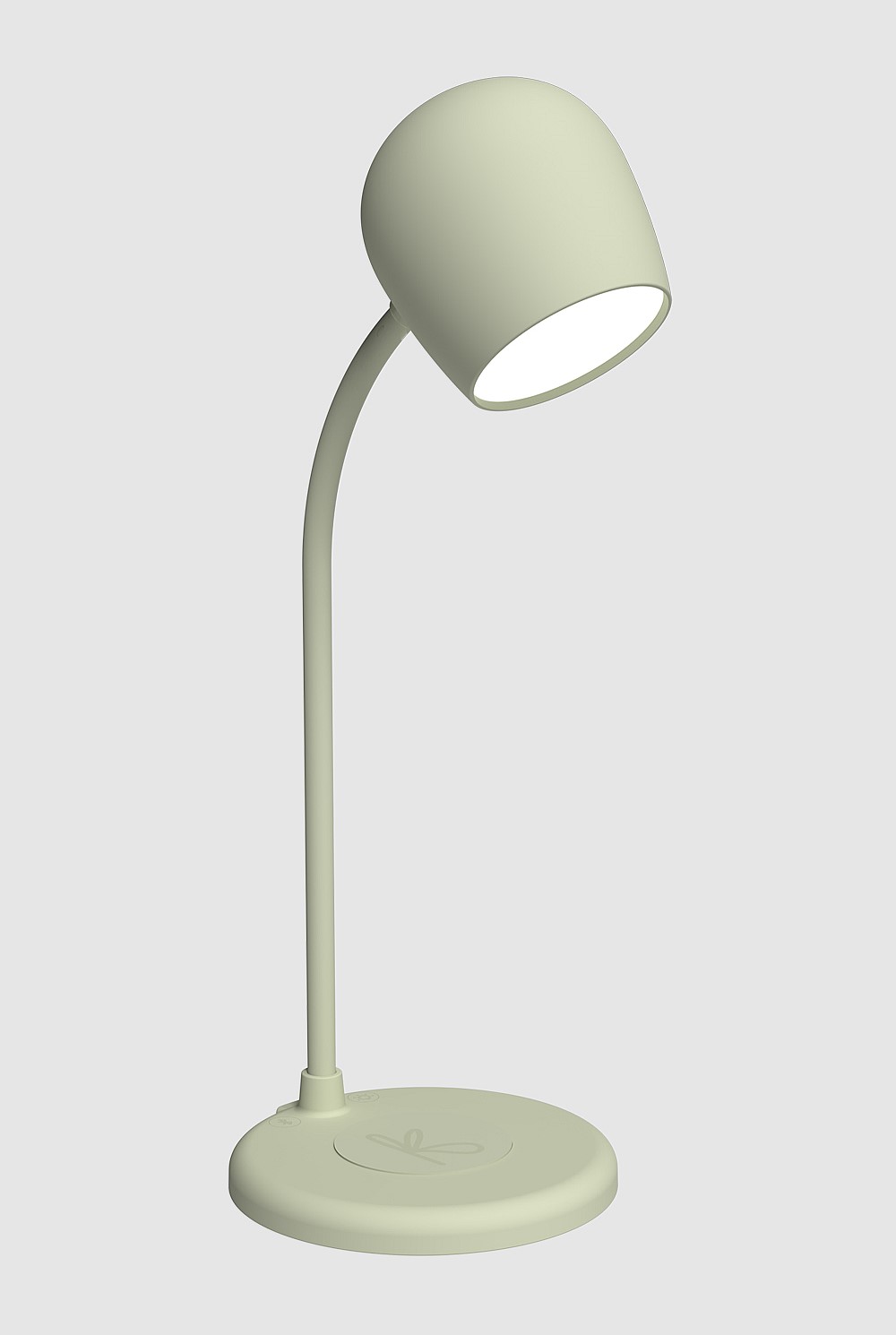 Ellie Smart Lamp With Bluetooth Speaker & Qi Wireless Charger - Dusty Olive