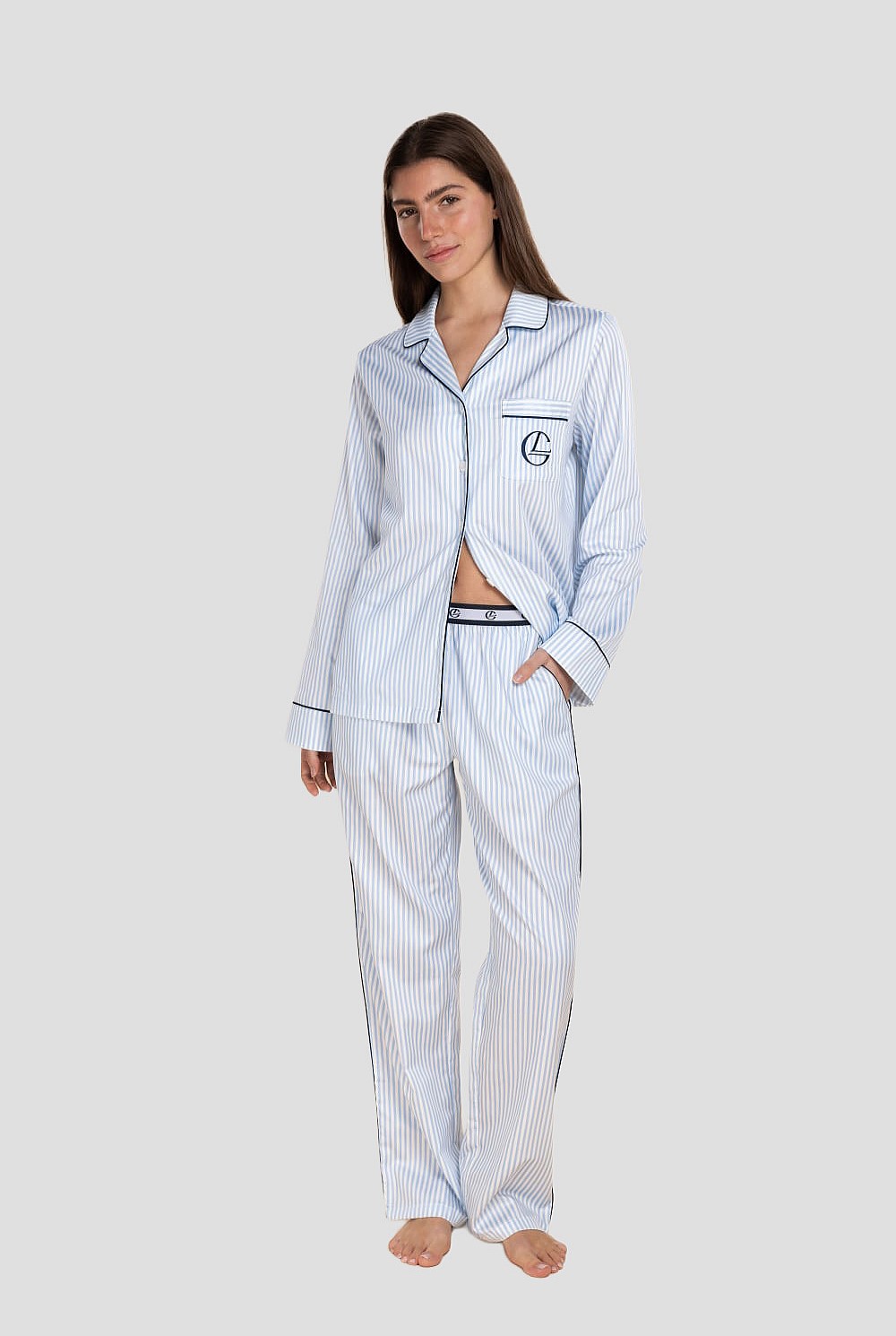 Susanna Cotton Long Pj Set