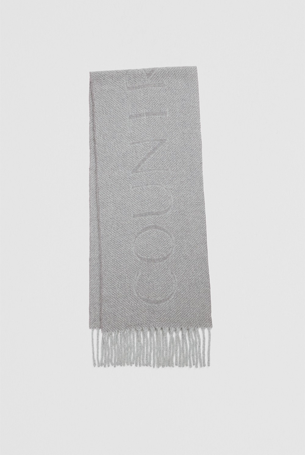 Alpaca Blend Herringbone Scarf