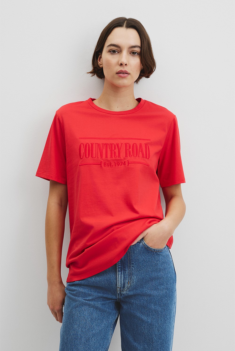 Australian Cotton Heritage Embroidered T-Shirt