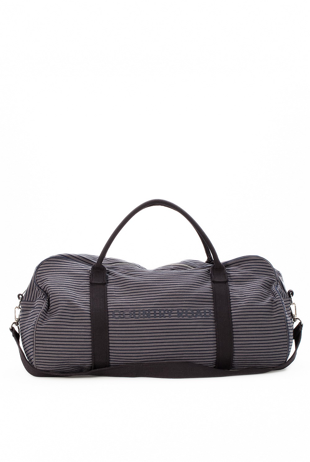 Horizontal Stripe Logo Tote