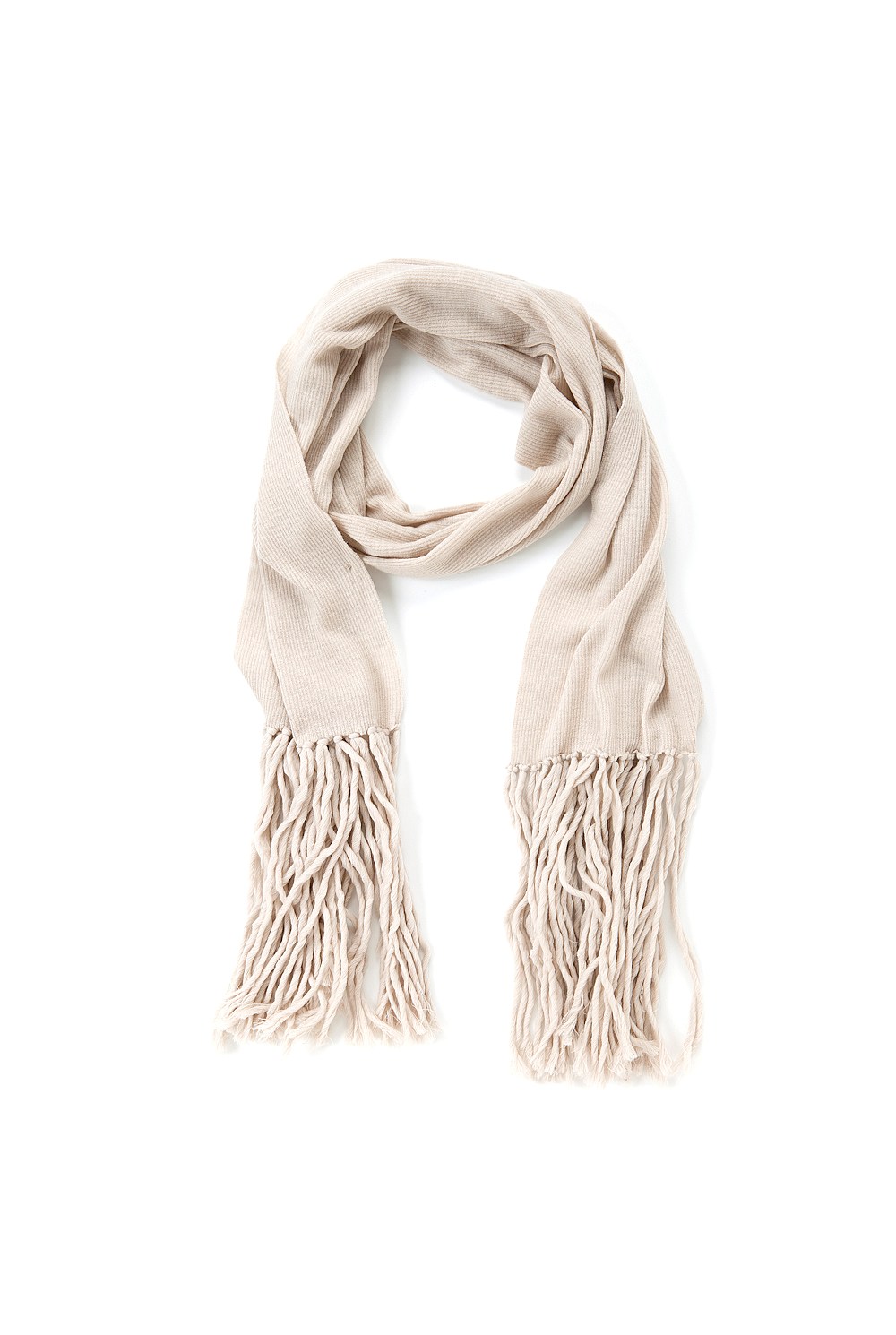 Rib Fringed Scarf