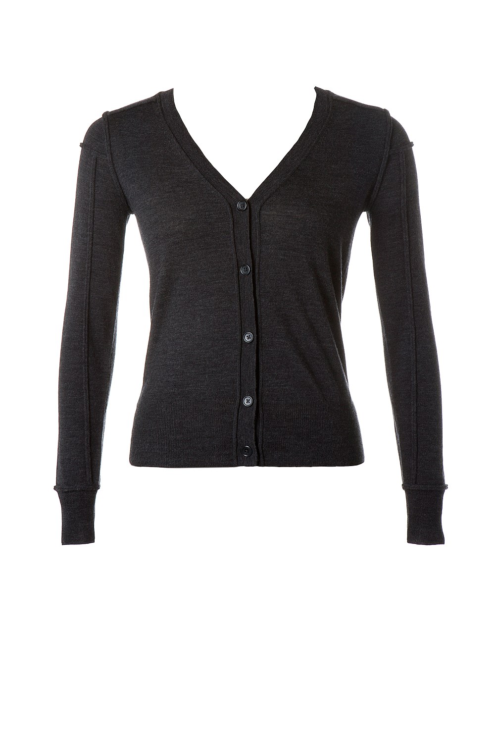 Rib Trim Cardigan