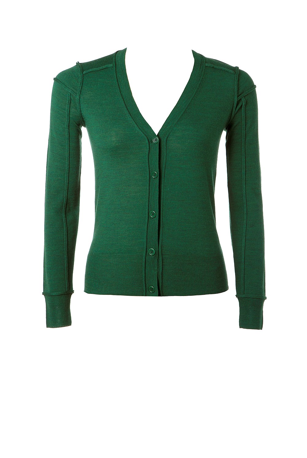 Rib Trim Cardigan
