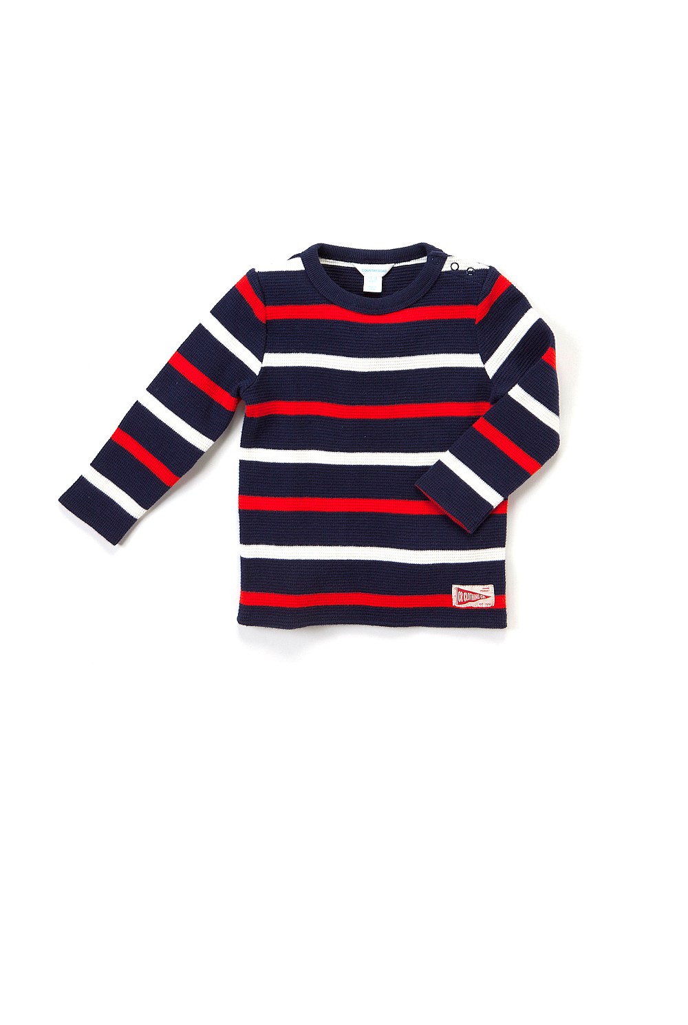 Stripe Waffle Crew T-Shirt