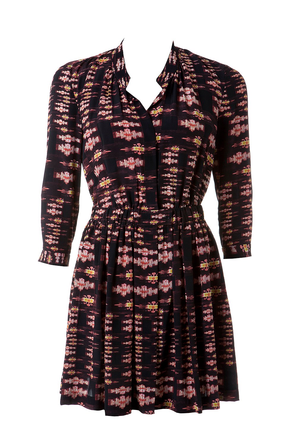 Digital Print Silk Dress