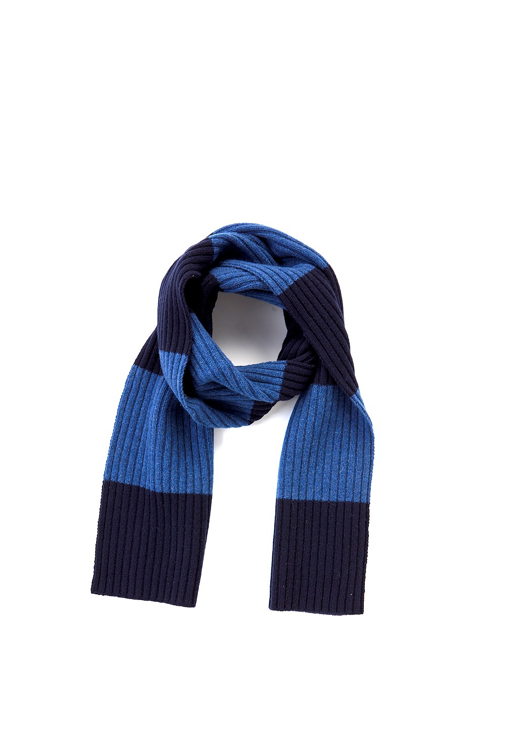 Fishermans Rib Stripe Scarf