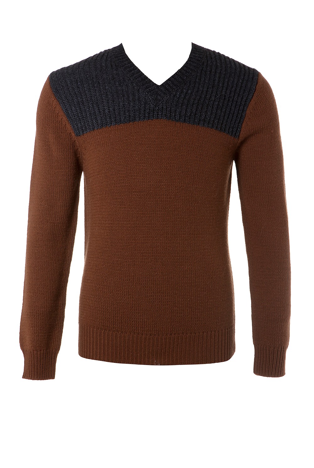Stitch Detail V-Neck Knit