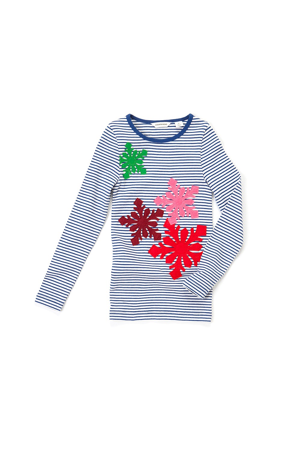 Stripe Felt T-Shirt