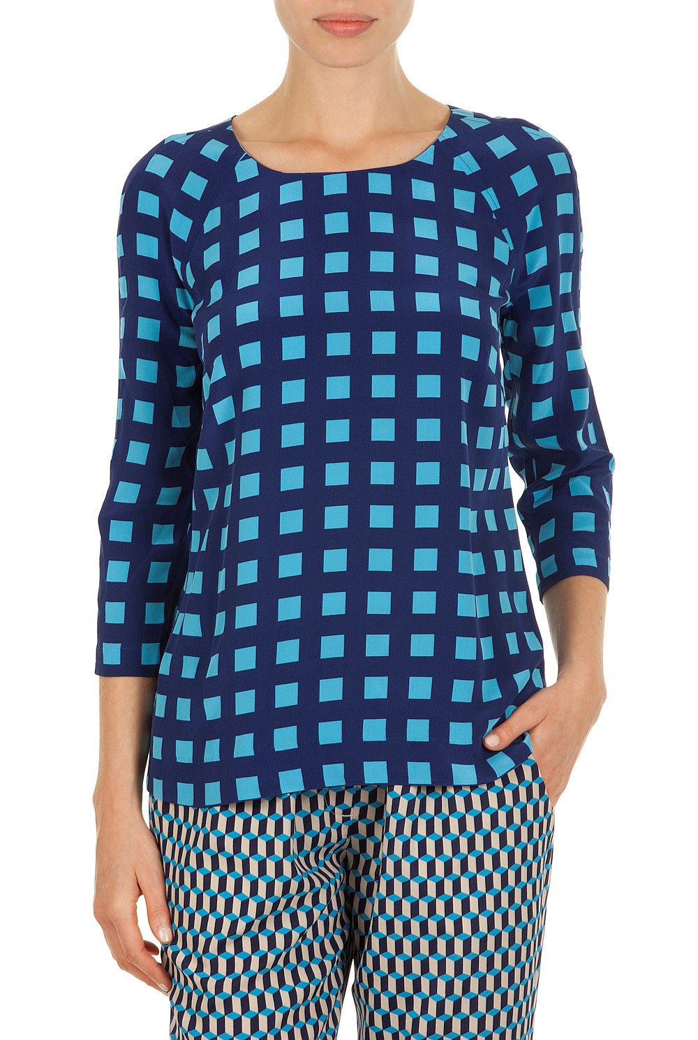 Box Print Top
