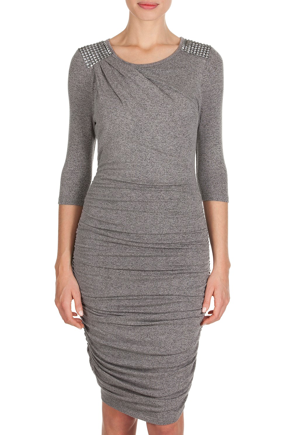 Embellished Shoulder Dress