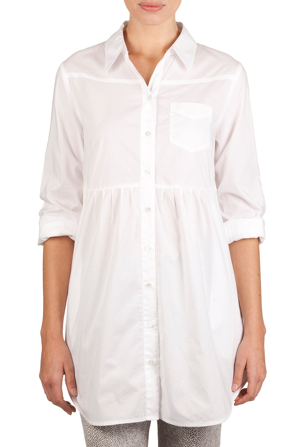 Longline Shirt Dress