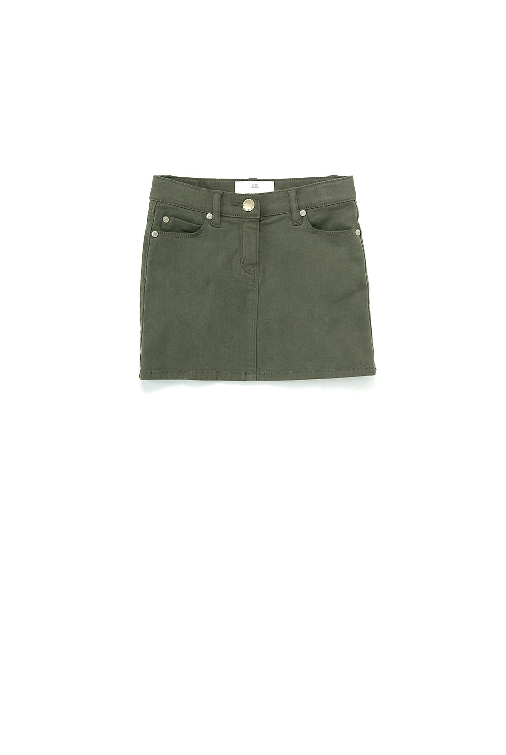 Garment Dyed Mini Skirt