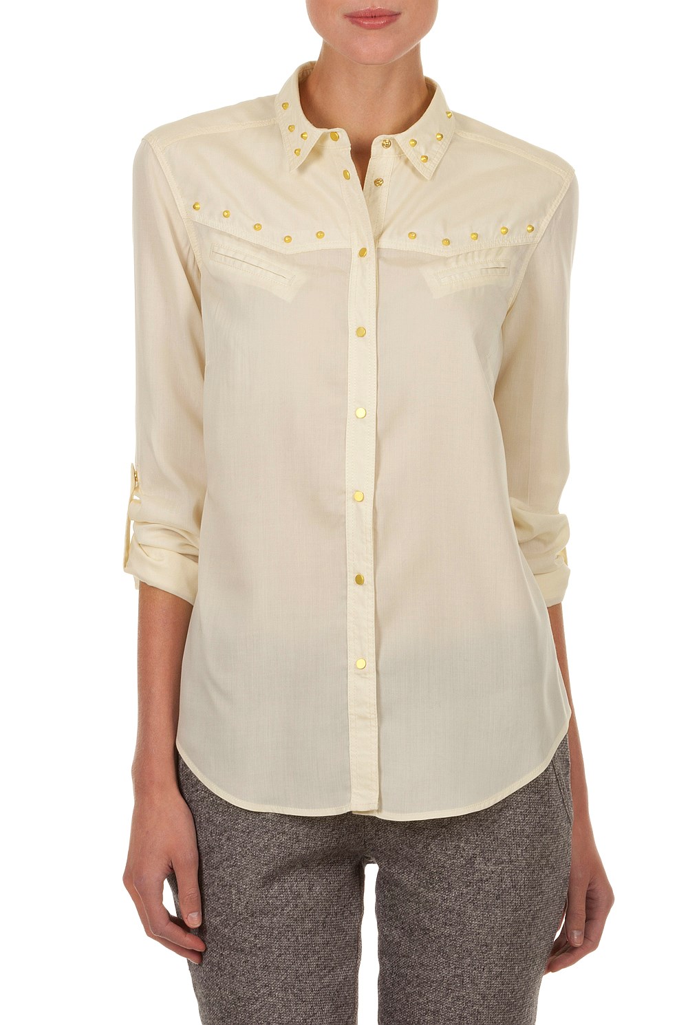 Studded Western Shirt