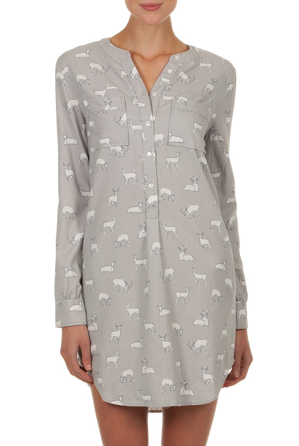Fawn Print Nightshirt
