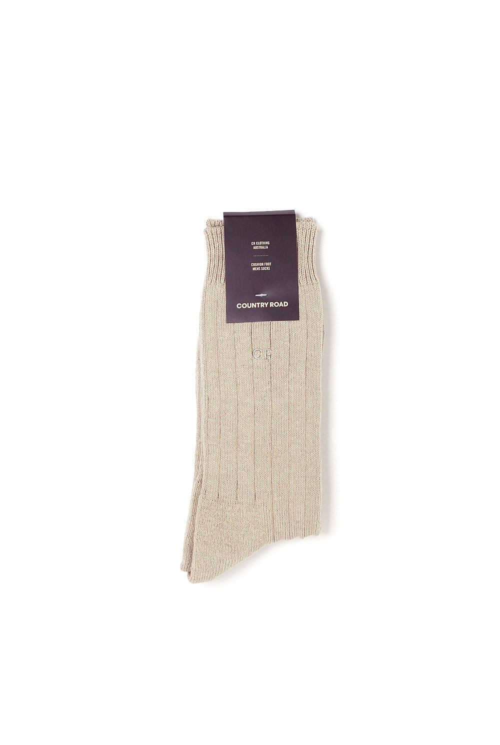 Embroidered Chunky Rib Socks