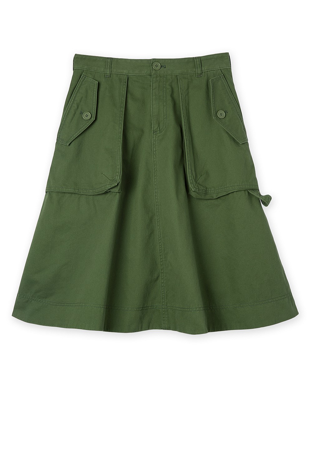 A-Line Pocket Detail Skirt