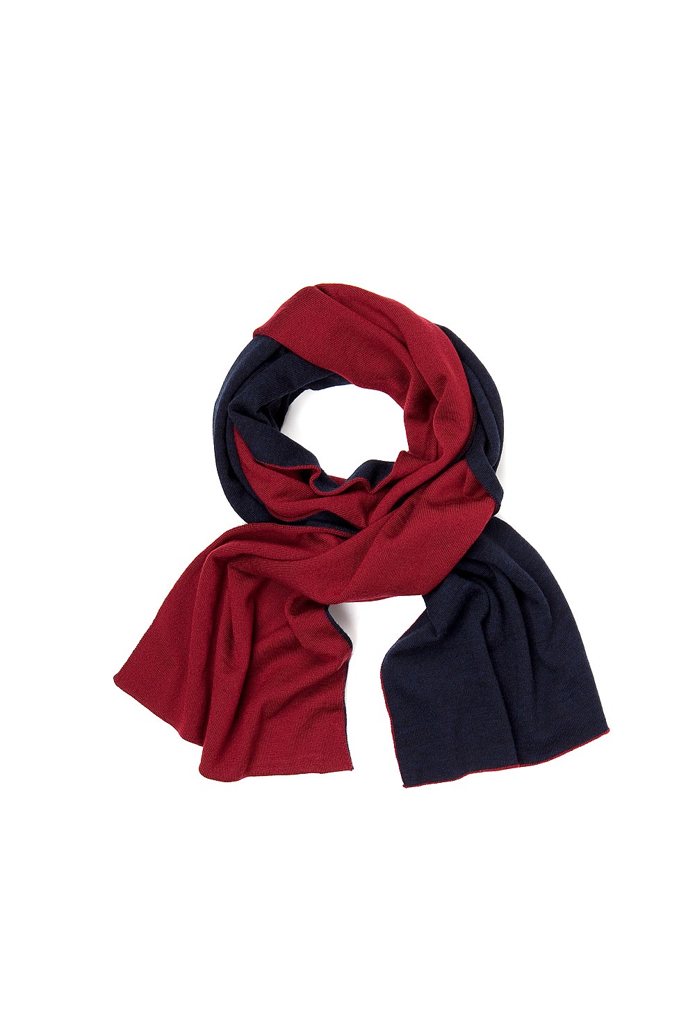 Two Tone Knit Scarf