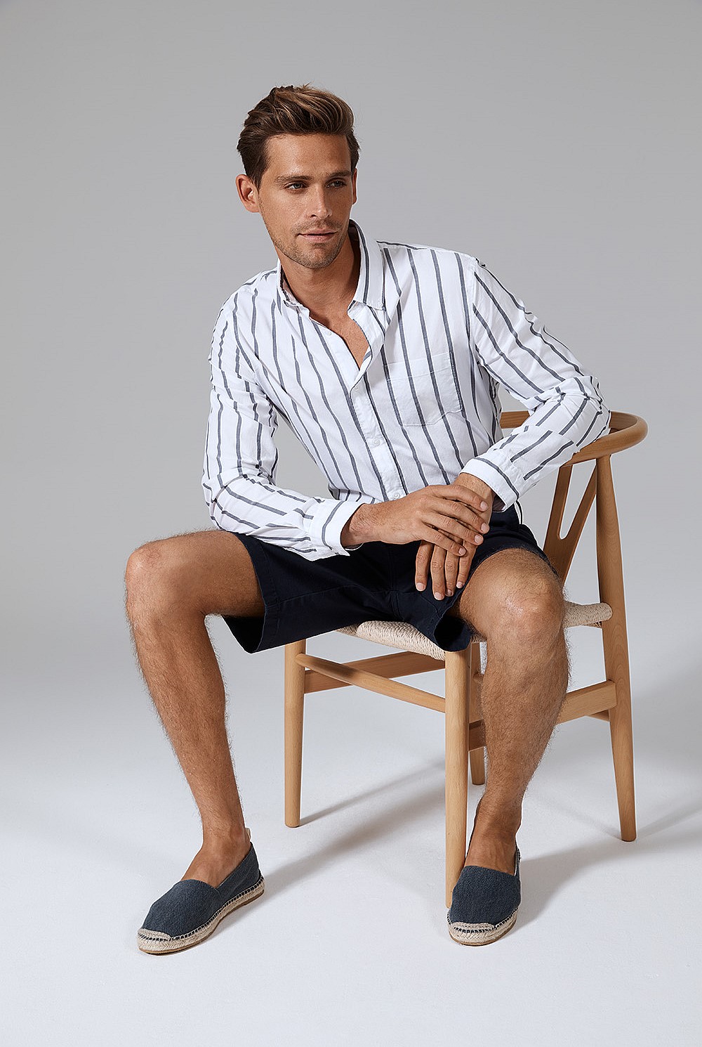 Slim Bold Stripe Shirt