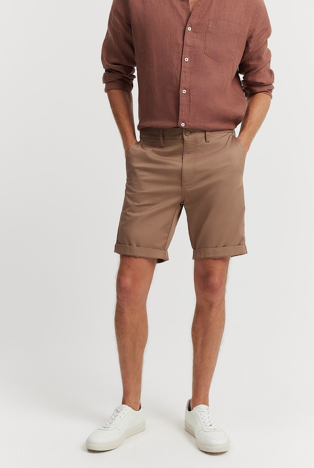 Verified Australian Cotton Stretch Chino Short