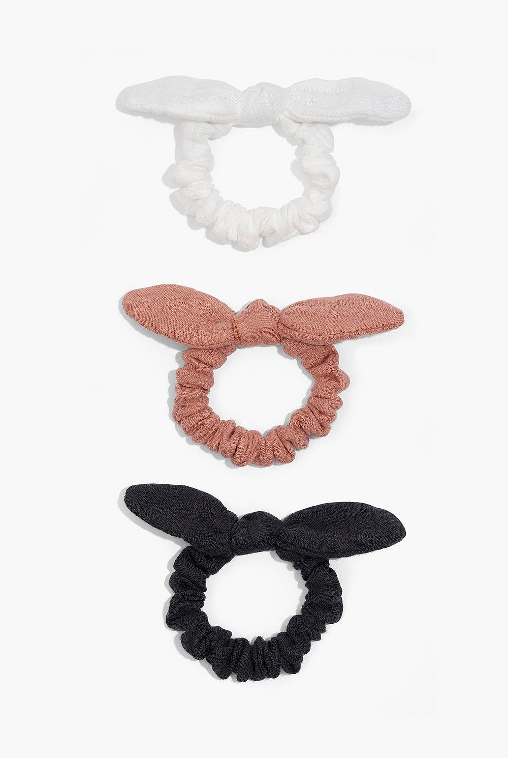 Bow Scrunchie Pack of 3 Gift Box