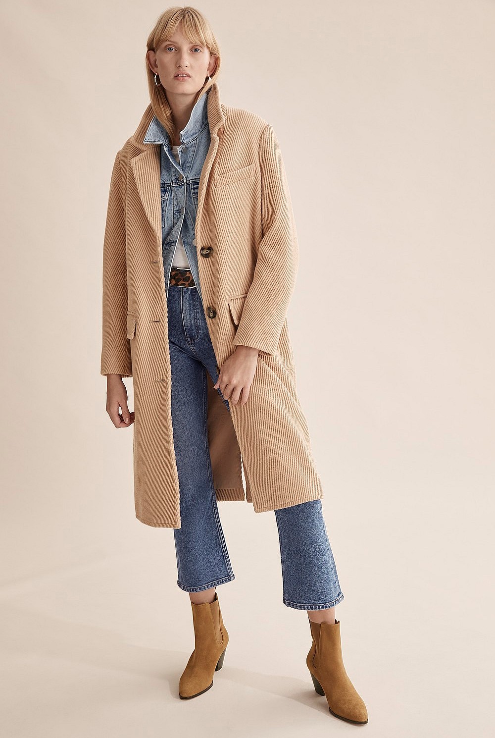 Twill Wool Coat