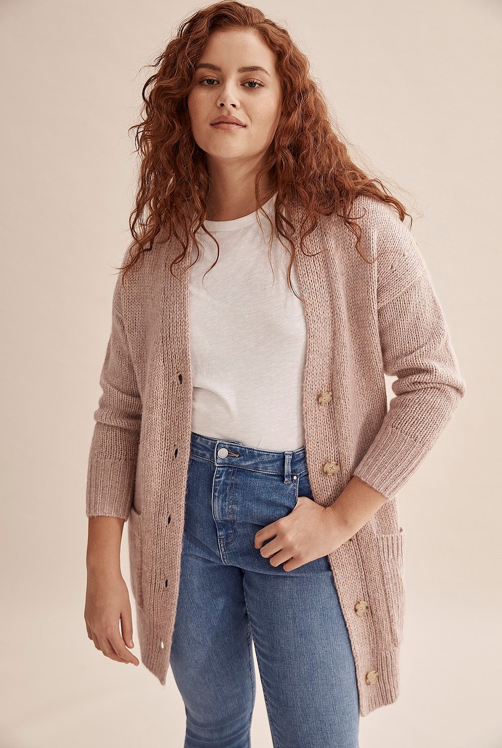 Oversized Pocket Cardigan