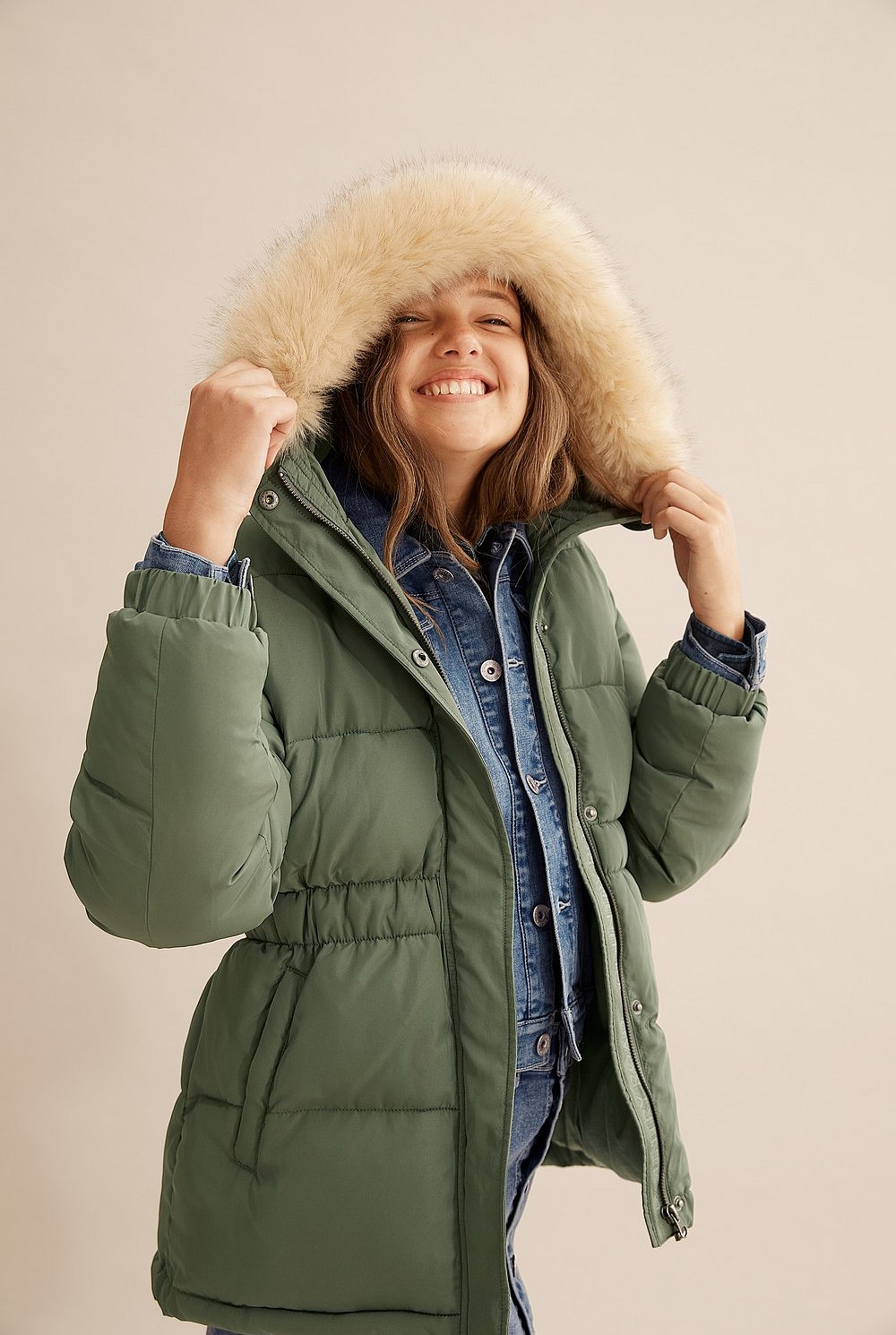 Teen Fur Trim Parka